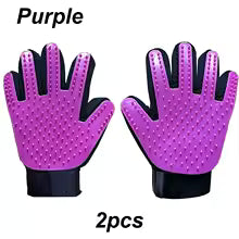 Gants d'épilation pour animaux de compagnie, Massage pour chat et chien, nettoyage de bain, fournitures de toilettage, brosse d'épilation en Silicone