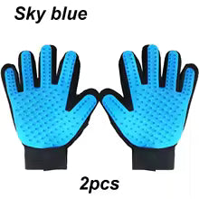 Gants d'épilation pour animaux de compagnie, Massage pour chat et chien, nettoyage de bain, fournitures de toilettage, brosse d'épilation en Silicone