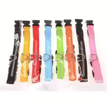 PARENCE - Collier Lumineux pour Chien , 3 Modes d'Eclairage avec Boucle d'attache et Fermeture à Clipser